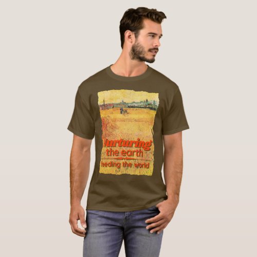 wheat field Vintage Art 1888 Van Gogh T_Shirt