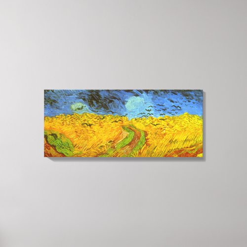 Wheat Field with Crows by Vincent van Gogh Canvas Print