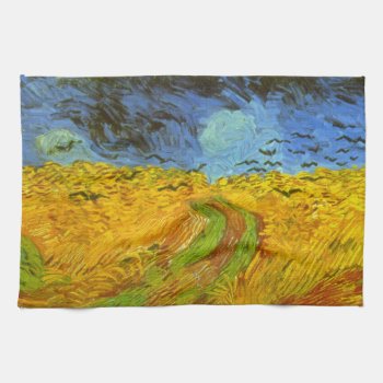 Wheat Field With Crows By Vincent Van Gogh Kitchen Towel by VanGogh_Gallery at Zazzle