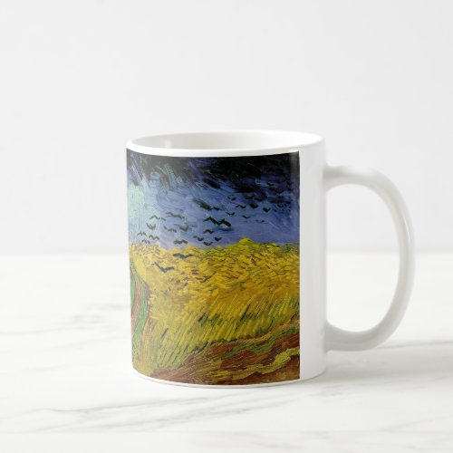 Wheat Field with Crows Coffee Mug