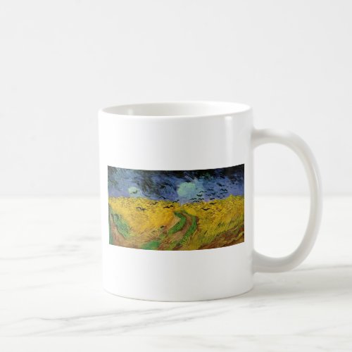 Wheat Field with Crows Coffee Mug