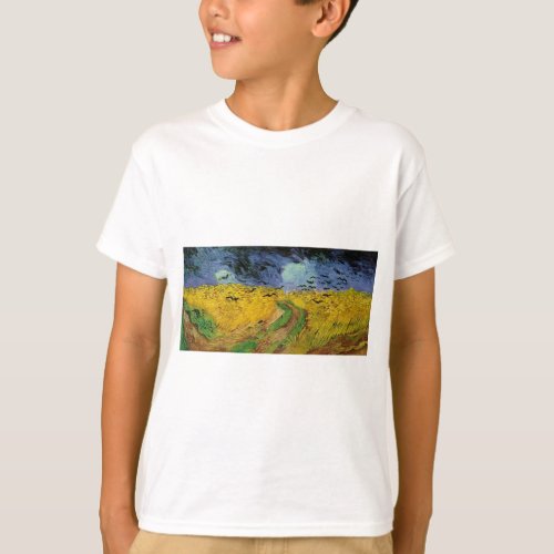 Wheat Field with Crows T_Shirt