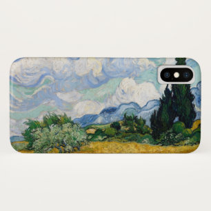 Wheat Field with Cypresses iPhone X Case