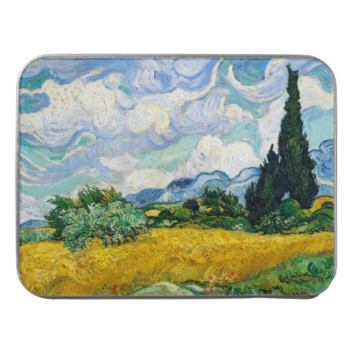 Wheat Field with Cypresses Landscape Painting Jigsaw Puzzle