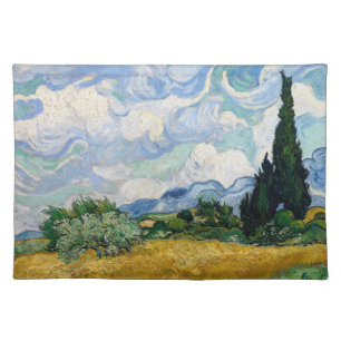 Wheat Field with Cypresses Placemat