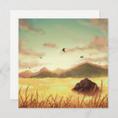 Wheat fields at sunrise (Front/Back)