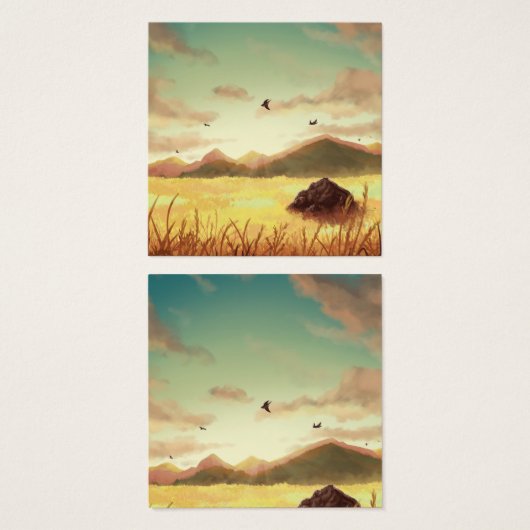 Wheat fields at sunrise (Front & Back)