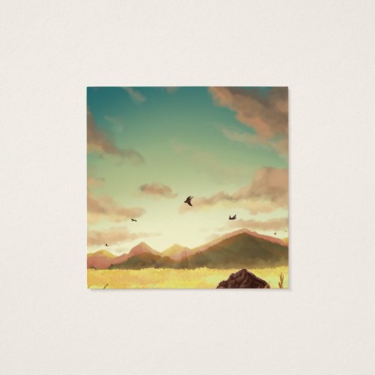 Wheat fields at sunrise (Back)