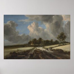  Wheat Fields by Jacob van Ruisdael Art Print