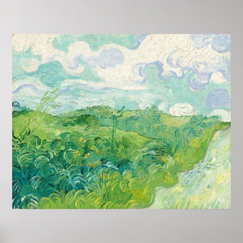 Wheat Fields _ Vincent van Gogh Fine Art Poster