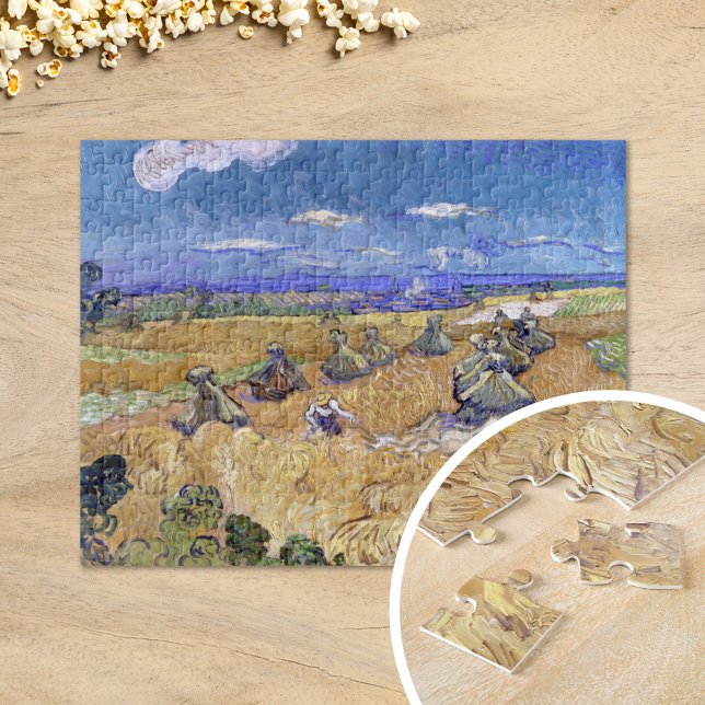 Wheat Fields with Reaper | Vincent van Gogh Jigsaw Puzzle (Creator Uploaded)