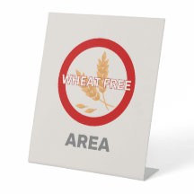 Wheat Free Area Customized Food Allergy Alert