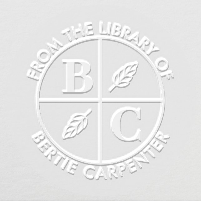 Wheat From the Library Of Name & Monogram Embosser (Design)