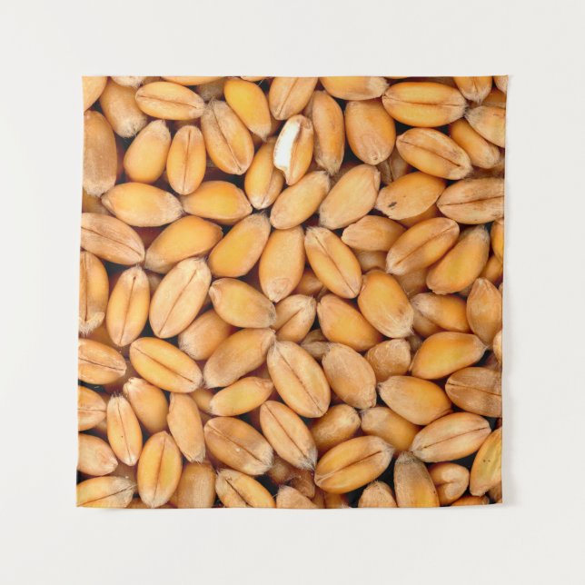 Wheat grains food cereals tapestry (Front)