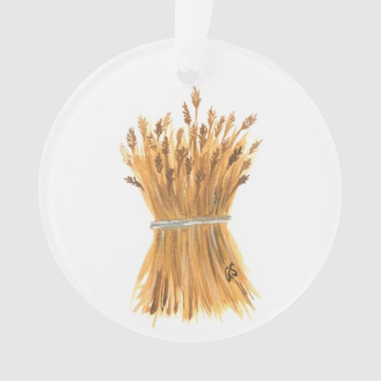 Wheat Ornament