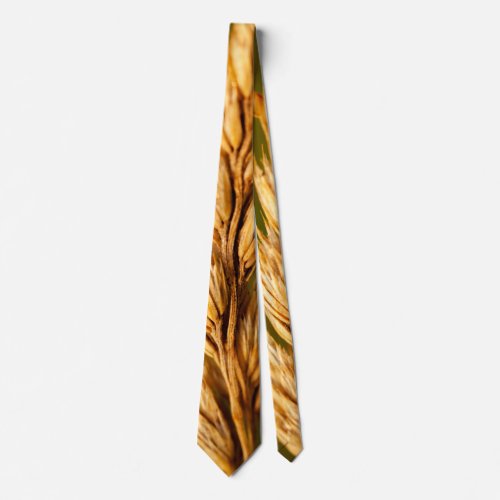 Wheat sheaf corn close up neck tie