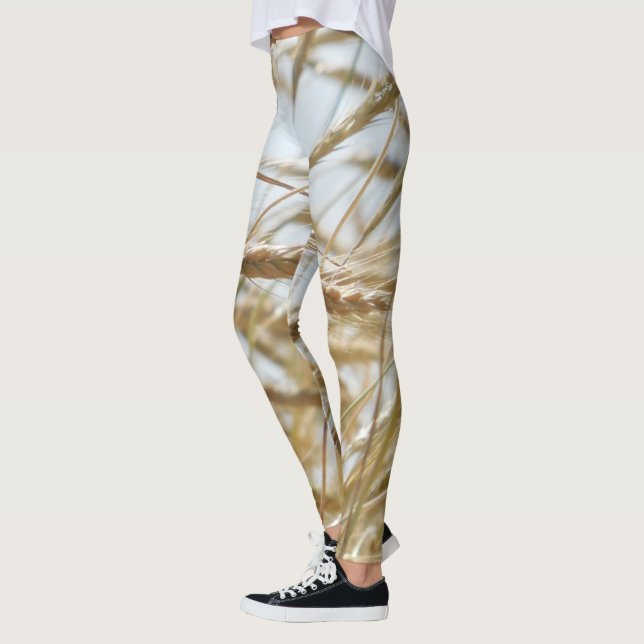 Wheat & Sky Leggings (Left)
