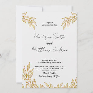 Wheat Wedding Invitations