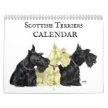 Wheaten and Black SCOTTIES Calendar