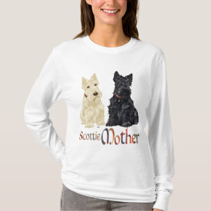 Wheaten & Black Scotties Mother's Day T-Shirt