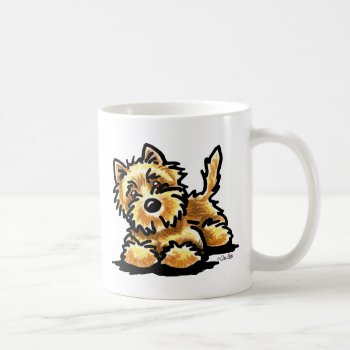 Wheaten Cairn Terrier Art Coffee Mug by offleashart at Zazzle