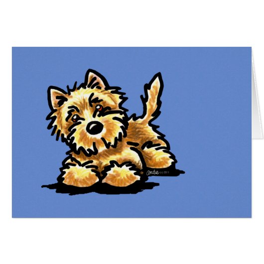 Wheaten Cairn Terrier Cards (Front Horizontal)