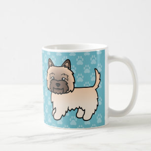 Wheaten Cairn Terrier Cartoon Dog Coffee Mug