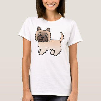 Wheaten Cairn Terrier Cute Cartoon Dog T-Shirt