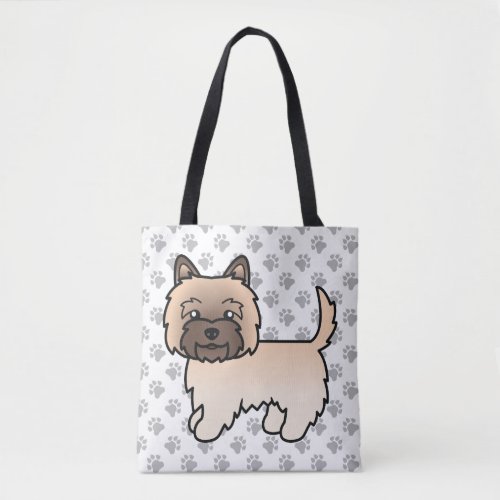 Wheaten Cairn Terrier Cute Cartoon Dog Tote Bag