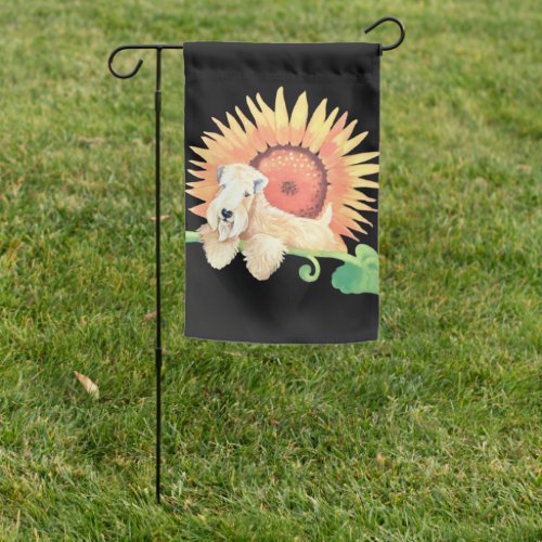 Wheaten Garden Flag Let the Sun Shine In