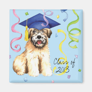 Wheaten Graduate Magnet