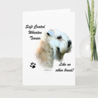 Wheaten Like No Other Breed Holiday Card