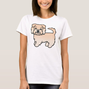 Wheaten Norfolk Terrier Cute Cartoon Dog T-Shirt