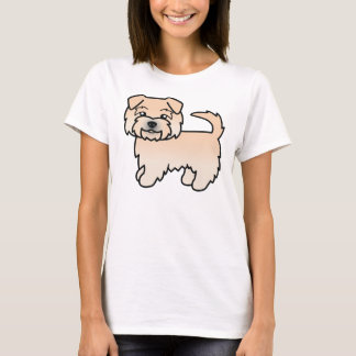 Wheaten Norfolk Terrier Cute Cartoon Dog T-Shirt