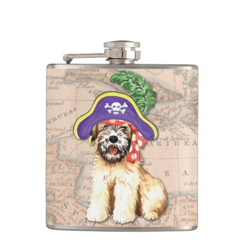 Wheaten Pirate Flask