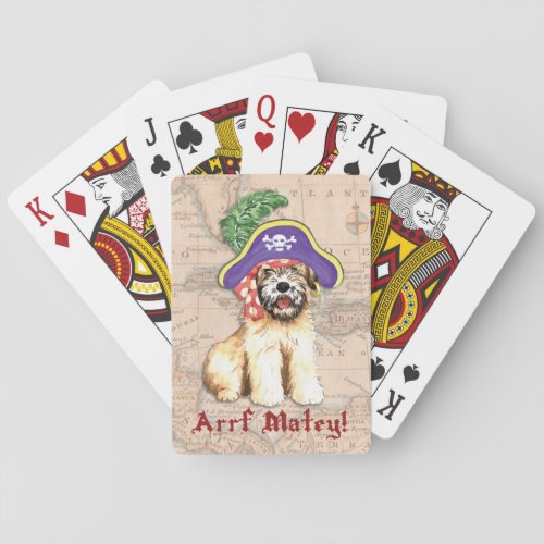 Wheaten Pirate Poker Cards