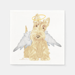 Wheaten Scottie Angel Napkins