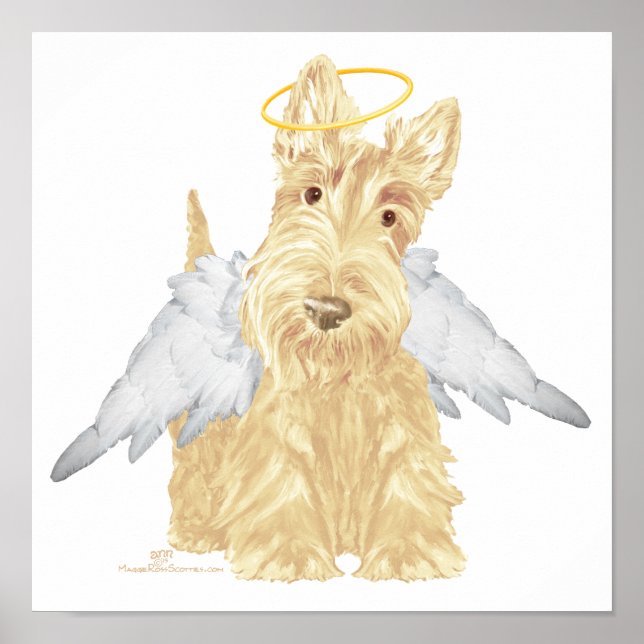 Wheaten Scottie Angel Poster (Front)