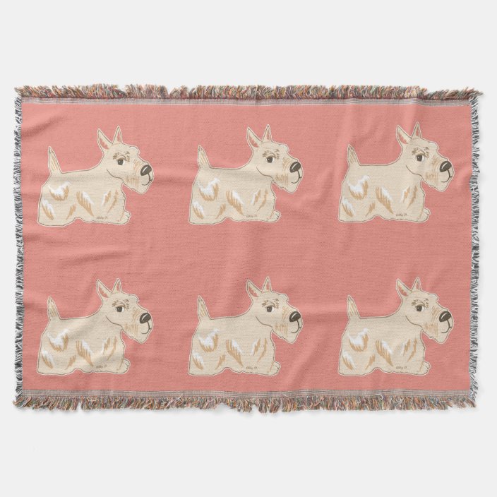 scottie dog throw blanket