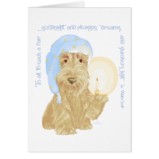 Wheaten Scottie Goodnight Cards (Front)