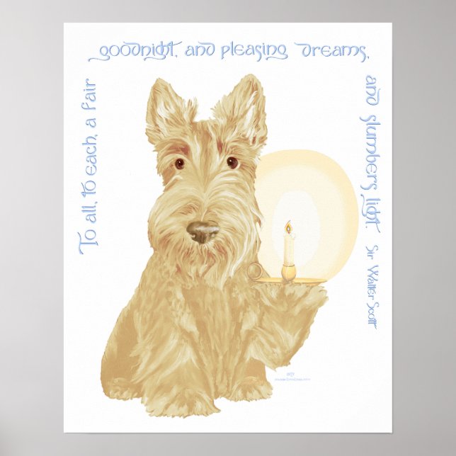 Wheaten Scottie Goodnight Poster (Front)