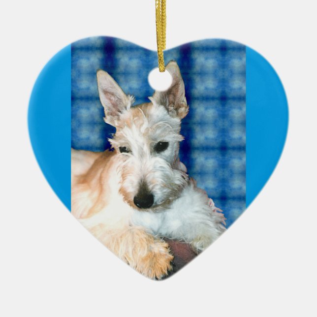 Wheaten Scottie Ornament (Front)