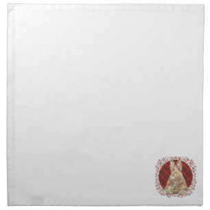 Wheaten Scottie Tartan Napkin