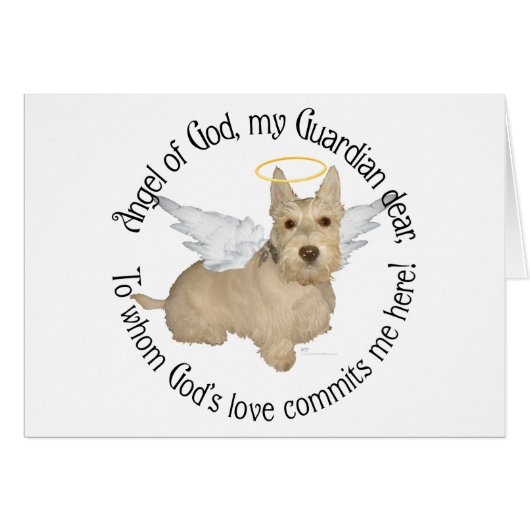 Wheaten Scottish Terrier Angels (Front Horizontal)