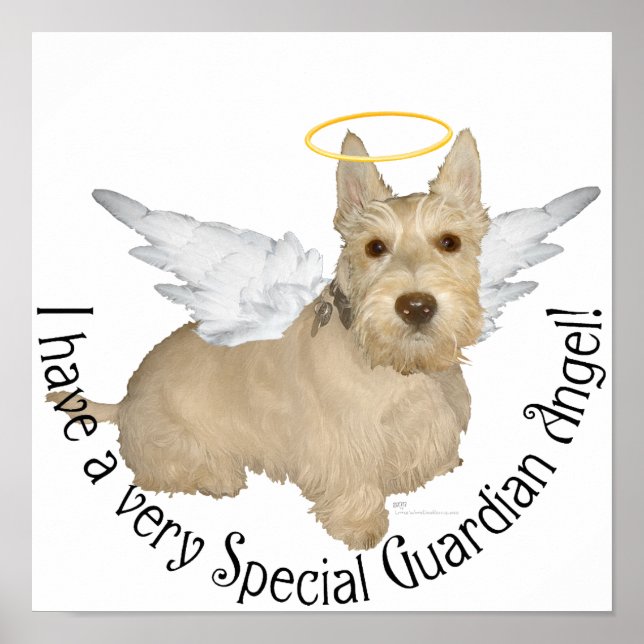 Wheaten Scottish Terrier Angels Poster (Front)