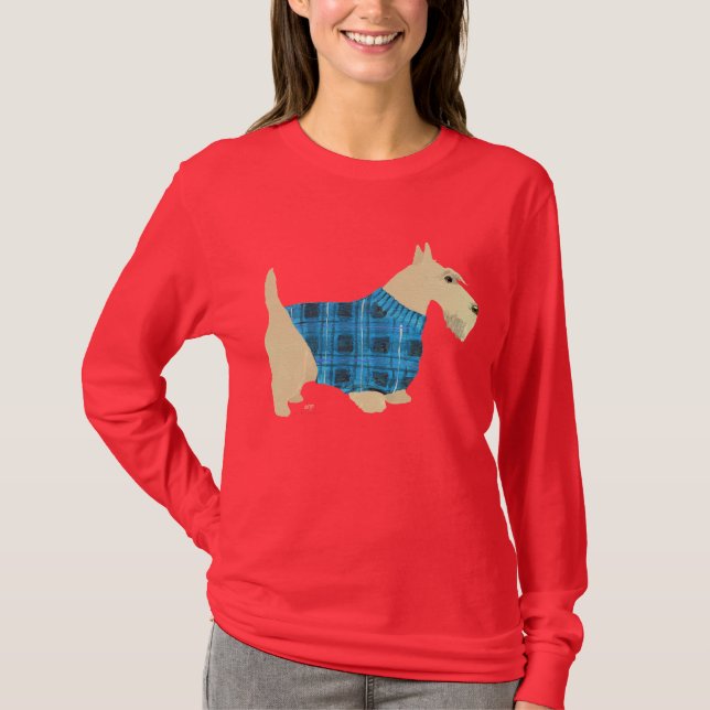 Wheaten Scottish Terrier Sweater (Front)