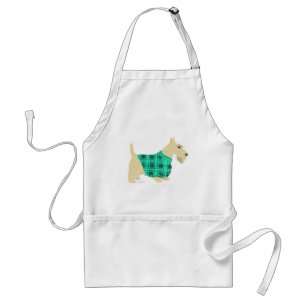 Wheaten Scottish Terrier Sweater Adult Apron