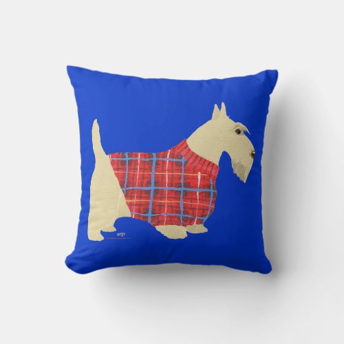 Wheaten Scottish Terrier Sweater Pillow