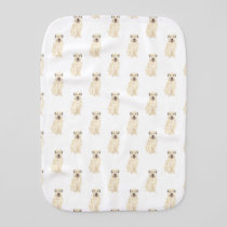 Wheaten Terrier Baby Burp Cloth