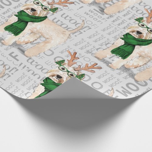 Wheaten Terrier Christmas for Dog Lover Wrapping Paper